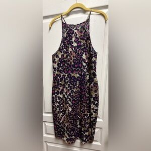 Trina Turk Navy and Pink Lace Dress